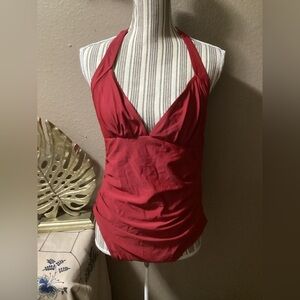 RED ONE PIECE SWIMSUIT